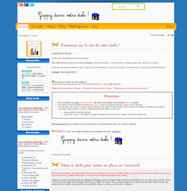 page_accueil GuppYEcole